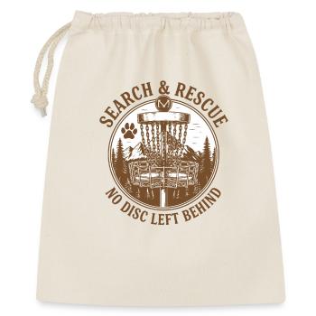 Search And Rescue No Disc Left Behind Disc Golf - Gift Bag 40 x 50 cm - nature - Front