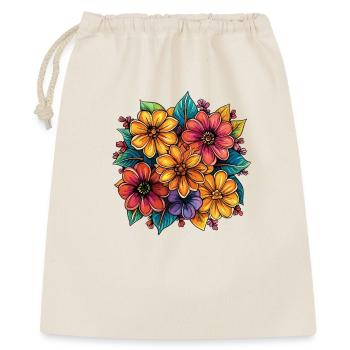 Vibrant Floral Colors Design - Gift Bag 40 x 50 cm - nature - Front