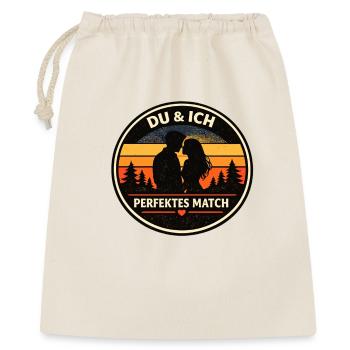 You & Me Perfect Match Partner Look - Gift Bag 40 x 50 cm - nature - Front