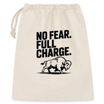 No Fear. Full Charge. - Gift Bag 40 x 50 cm - nature - Front