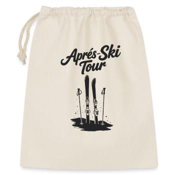 Après-ski tour Skiing Winter holiday Group - Gift Bag 40 x 50 cm - nature - Front