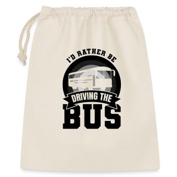 Busfahrer Witz - Geschenkbeutel aus Baumwolle (40 x 50 cm) - Natur - Vorne