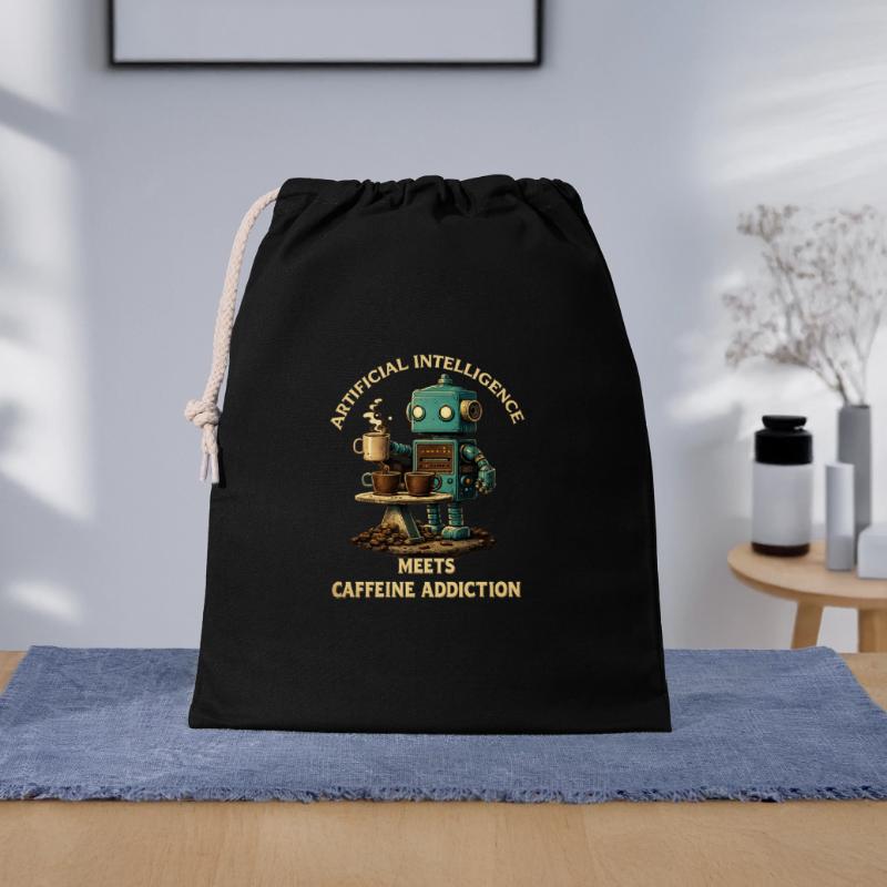 Coffee Robot – Artificial Intelligence Meets Koff Gift Bag 40 x 50 cm