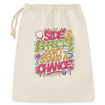 Oncology Nurse Side Effects Don't Stand Oncologist - Geschenkbeutel aus Baumwolle (40 x 50 cm) - Natur - Vorne