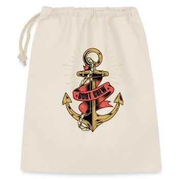 Boat Crew Sailor Sail Captain - Geschenkbeutel aus Baumwolle (40 x 50 cm) - Natur - Vorne