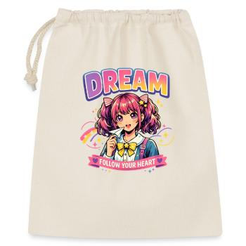Dream - Suit Your Heart Anime Girl Design - Sac cadeau 40 x 50 cm - nature - Devant