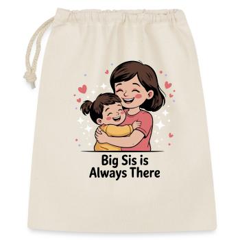 Tender Big Sister Embrace - Gift Bag 40 x 50 cm - nature - Front