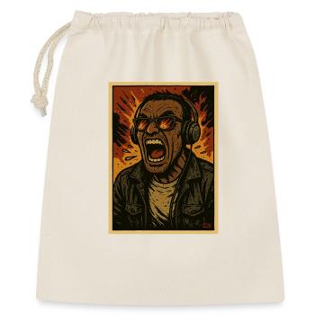 Headphone Singer Flames - Gift Bag 40 x 50 cm - nature - Front