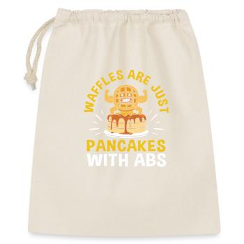 Pfannkuchen - Geschenkbeutel aus Baumwolle (40 x 50 cm) - Natur - Vorne