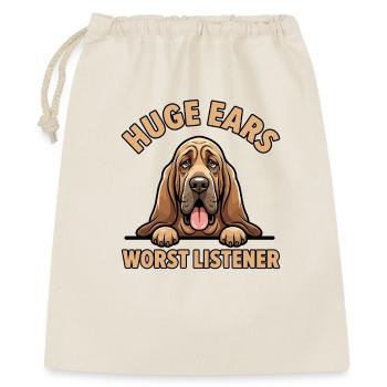 Bloodhound, Grandes Oreilles Pire Auditeur - Sac cadeau 40 x 50 cm - nature - Devant