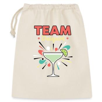 Équipe de cocktails de soirée de jeune fille Daiquiri - Sac cadeau 40 x 50 cm - nature - Devant