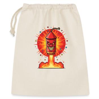 Laughing rocket in the fire - Gift Bag 40 x 50 cm - nature - Front