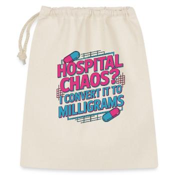 Hôpital Pharmacien Hôpital Chaos Pharmaceutical - Sac cadeau 40 x 50 cm - nature - Devant