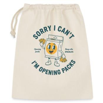 Sorry I Cant Im Opening Packs Packlife Trading - Gift Bag 40 x 50 cm - nature - Front