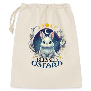 Happy Easter Ostara Rabbit Pagan - Gift Bag 40 x 50 cm - nature - Front