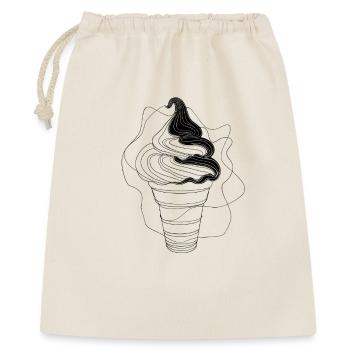 Eiswaffel Skizze - Gift Bag 40 x 50 cm - nature - Front
