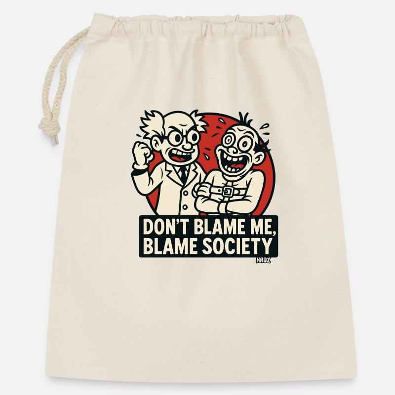 Science Duo Blame Society - Gift Bag 40 x 50 cm - nature