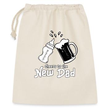 Nouvelle tasse de Papa Santé - Sac cadeau 40 x 50 cm - nature - Devant