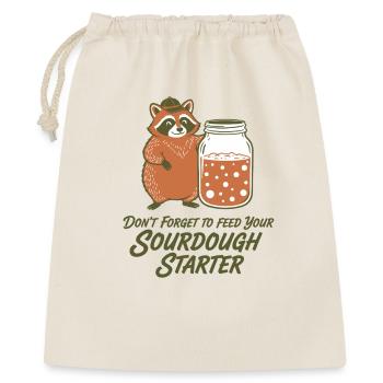 sourdough Bread Baking Baker Sourdough Starter Era - Geschenkbeutel aus Baumwolle (40 x 50 cm) - Natur - Vorne