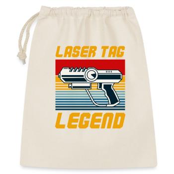 Graphique Laser Tag Legend Retro Blaster - Sac cadeau 40 x 50 cm - nature - Devant