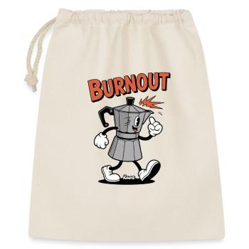 Dessin animé Burnout Moka Coffee Pot - Sac cadeau 40 x 50 cm - nature - Devant