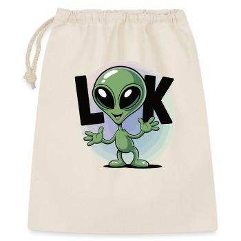 T-shirt extraterrestre Look Science-Fi Space - Sac cadeau 40 x 50 cm - nature - Devant