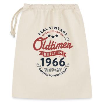 Vintage 1966 Classic Car 60th Birthday - Gift Bag 40 x 50 cm - nature - Front