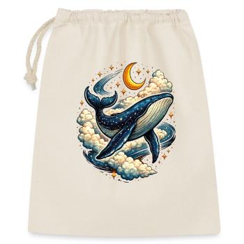 Baleine Céleste dans les Nuages - Sac cadeau 40 x 50 cm - nature - Devant