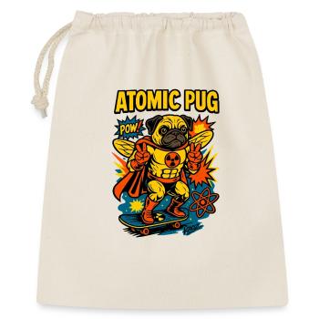 Héros Atomic Pug à bord - Sac cadeau 40 x 50 cm - nature - Devant