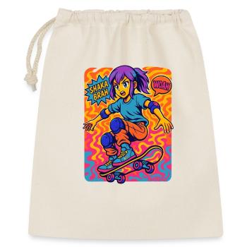 Shaka Brah Skater Pop Art - Gift Bag 40 x 50 cm - nature - Front