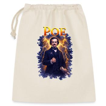 Portrait d’Edgar Allan Poe - Sac cadeau 40 x 50 cm - nature - Devant