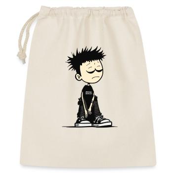 Groggy Emo Kid Cartoon Tee - Gift Bag 40 x 50 cm - nature - Front