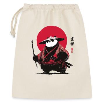Panda Samurai in Vintage Sunset - Gift Bag 40 x 50 cm - nature - Front