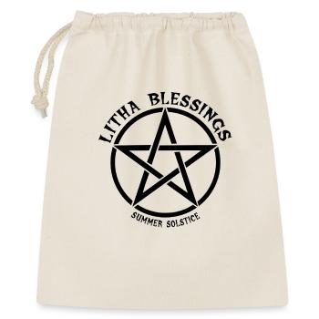 Litha Pagan Summer Solstice Midsummer Midsommar - Gift Bag 40 x 50 cm - nature - Front