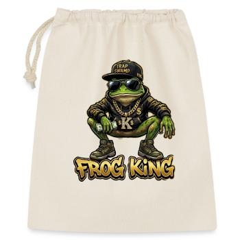 Froschkönig Gangster-Stadtkleidung - Geschenkbeutel aus Baumwolle (40 x 50 cm) - Natur - Vorne