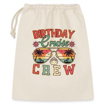 Croisière d’anniversaire Équipage de croisière en famille - Sac cadeau 40 x 50 cm - nature - Devant
