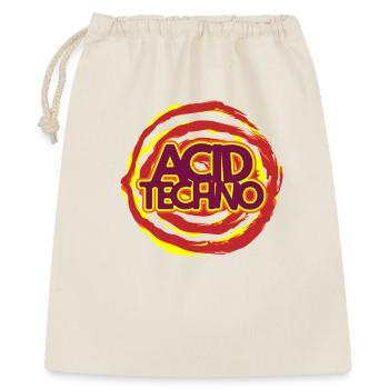 Acid Techno Neon Logo - Gift Bag 40 x 50 cm - nature - Front