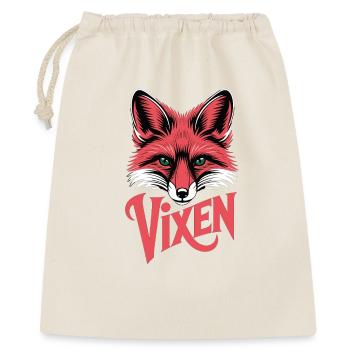 Tête de renard Vixen Tête Statement Chemise Animal Sauvage - Sac cadeau 40 x 50 cm - nature - Devant