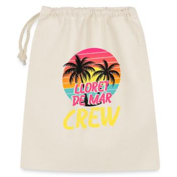 Lloret De Mar Crew - Geschenkbeutel aus Baumwolle (40 x 50 cm) - Natur - Vorne