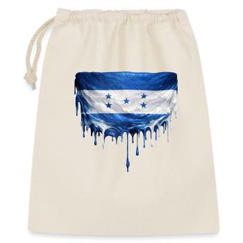 Drapeau dégoulinant du Honduras - Sac cadeau 40 x 50 cm - nature - Devant