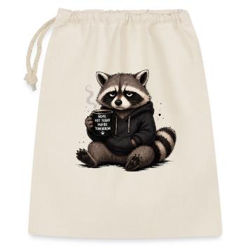 Thème du Sweat à Capuche Raccoon - Sac cadeau 40 x 50 cm - nature - Devant
