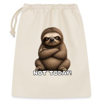 Not Today Sloth Attitude - Gift Bag 40 x 50 cm - nature - Front