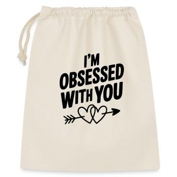 I'm Obsessed With You - Gift Bag 40 x 50 cm - nature - Front