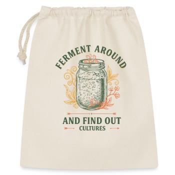 Fermentation au levain autour et découverte des cultures - Sac cadeau 40 x 50 cm - nature - Devant