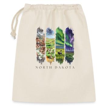 North Dakota Travel Badlands & Peace Garden State - Gift Bag 40 x 50 cm - nature - Front