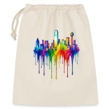 Dallas, Texas – Peinture dégoulinante - Sac cadeau 40 x 50 cm - nature - Devant