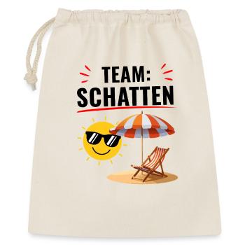 Team Schatten Vibes - Geschenkbeutel aus Baumwolle (40 x 50 cm) - Natur - Vorne