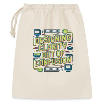 UX/UI Designer Designing Clarity Web Designer - Gift Bag 40 x 50 cm - nature - Front