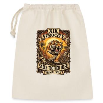 XIX Ferocity: Saber-toothed Tiger - Gift Bag 40 x 50 cm - nature - Front