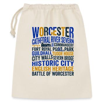 Worcester England Landmarks And Local Geography - Geschenkbeutel aus Baumwolle (40 x 50 cm) - Natur - Vorne